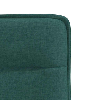 Sedie da Pranzo 4 pz in Tessuto Verde Scuro | homemem39