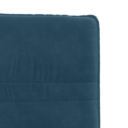 Sedie da Pranzo 4 pz Blu in Velluto | homemem39