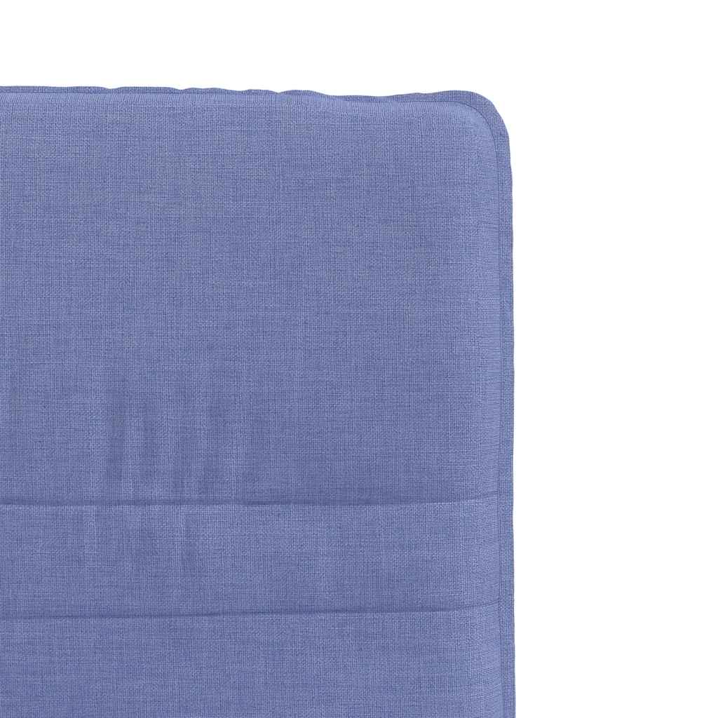 Sedie da Pranzo 4 pz Blu Jeans in Tessuto | homemem39