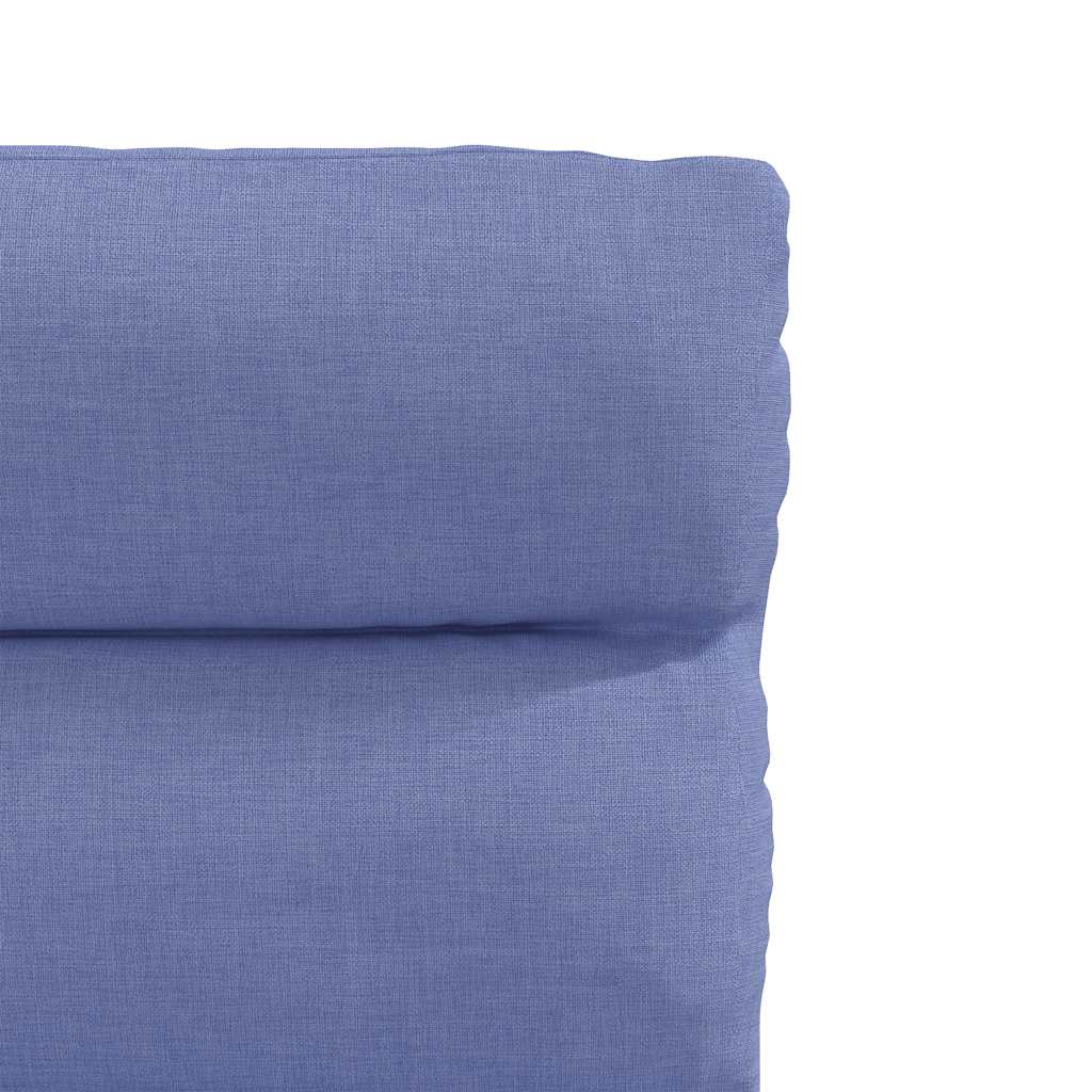 Sedie da Pranzo 4 pz Blu Jeans in Tessuto | homemem39