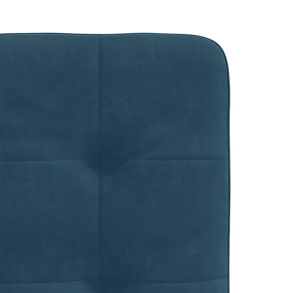 Sedie da Pranzo 6 pz Blu in Velluto | homemem39