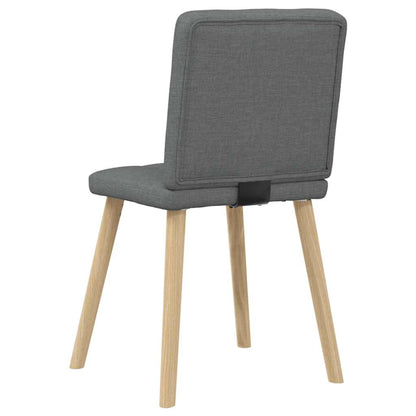 Sedie da Pranzo 6 pz Grigio Scuro in Tessuto | homemem39