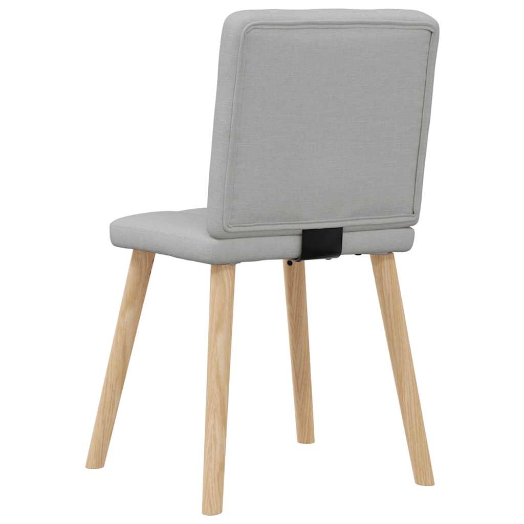 Sedie da Pranzo 6 pz Grigio Nuvola in Tessuto | homemem39