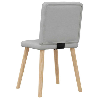 Sedie da Pranzo 6 pz Grigio Nuvola in Tessuto | homemem39