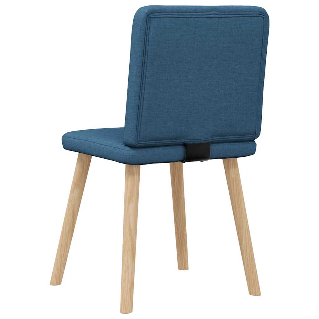Sedie da Pranzo 6 pz Blu in Tessuto | homemem39