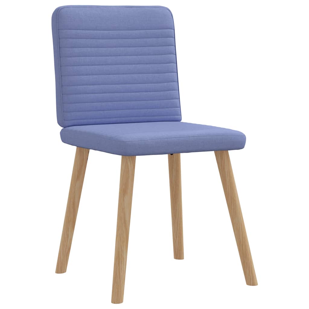Sedie da Pranzo 6 pz Blu Jeans in Tessuto | homemem39