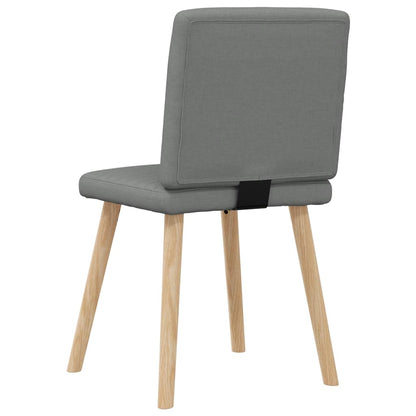 Sedie da Pranzo 6 pz Grigio Scuro in Tessuto | homemem39