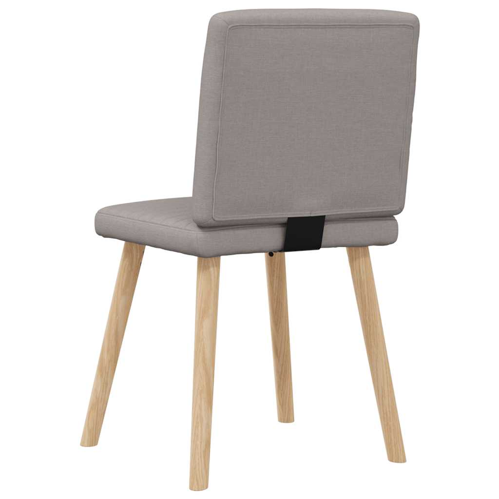Sedie da Pranzo 6 pz Grigio Talpa in Tessuto | homemem39