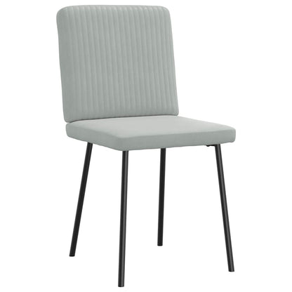Sedie da Pranzo 6 pz Grigio Chiaro in Velluto | homemem39