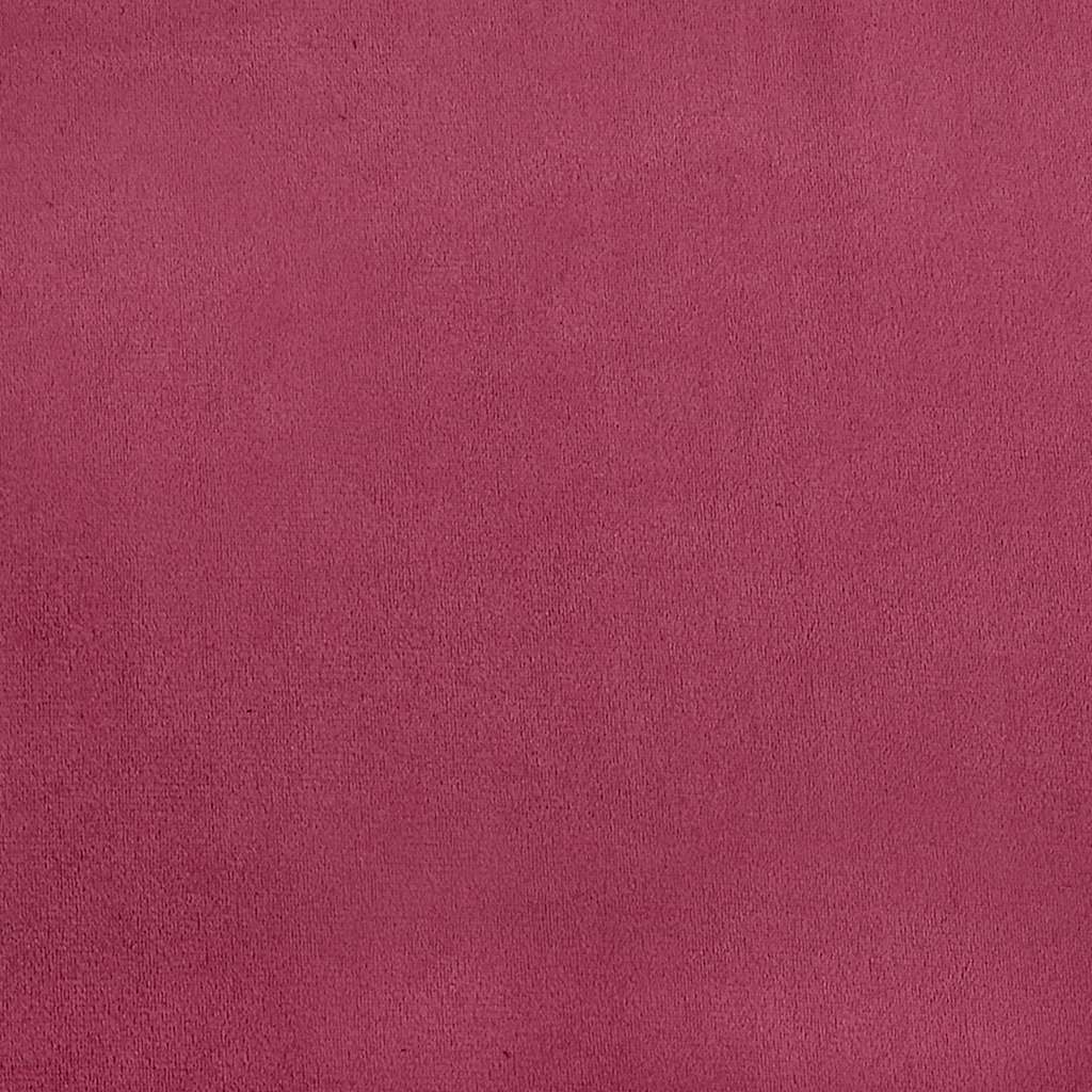 Sedie da Pranzo 6 pz Rosso Vino in Velluto | homemem39