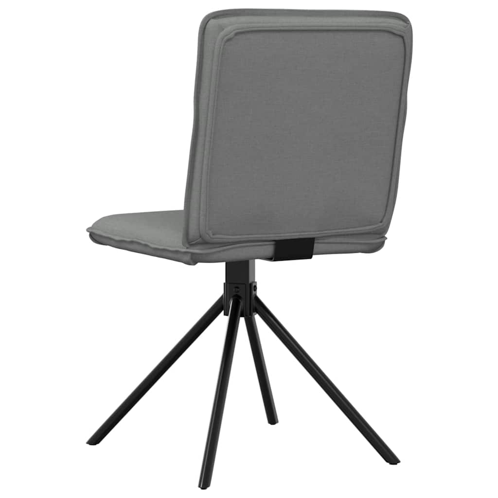 Sedie da Pranzo 6 pz Grigio Scuro in Tessuto | homemem39