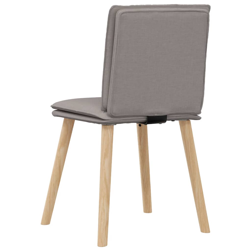 Sedie da Pranzo 6 pz Grigio Talpa in Tessuto | homemem39