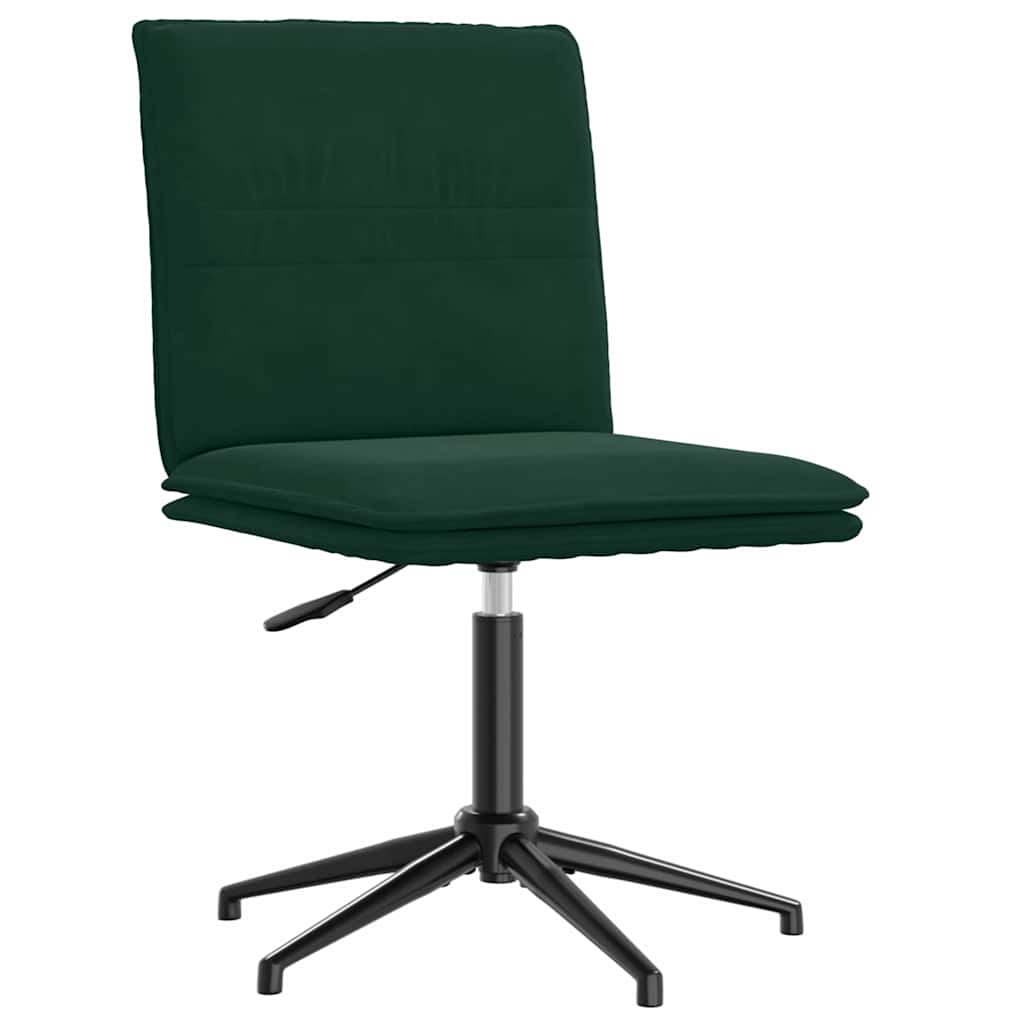Sedie da Pranzo 4 pz Verde Scuro in Velluto | homemem39