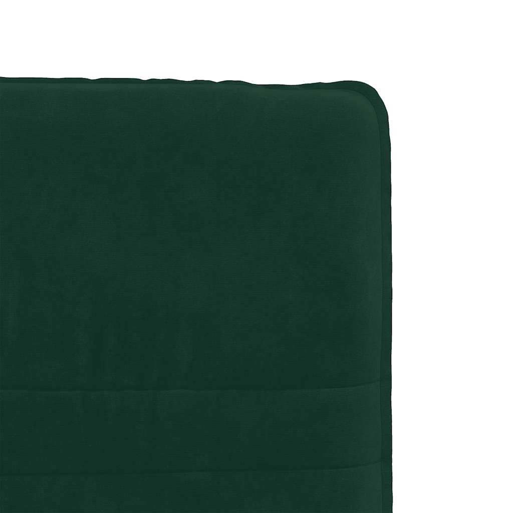 Sedie da Pranzo 4 pz Verde Scuro in Velluto | homemem39