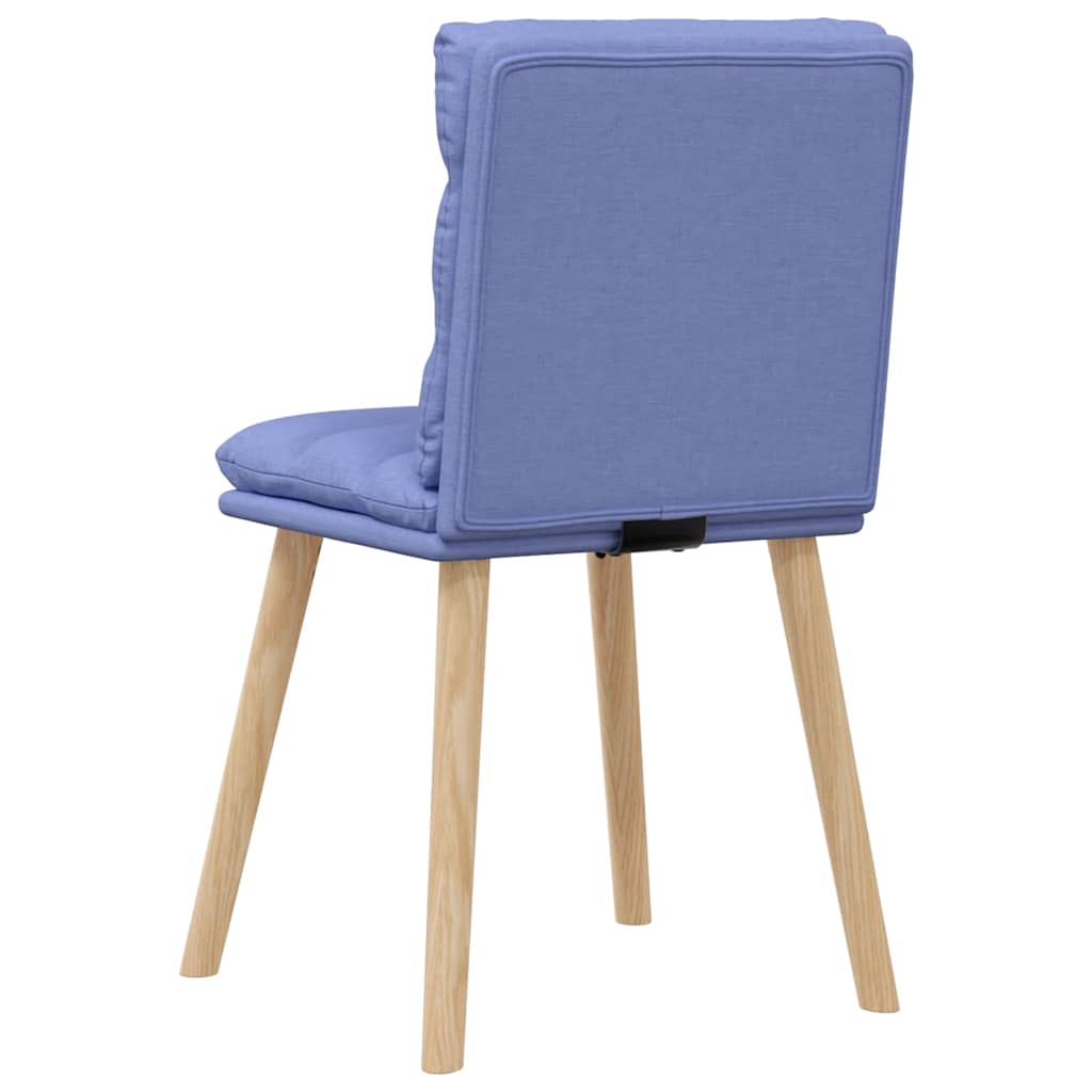 Sedie da Pranzo 6 pz Blu Jeans in Tessuto | homemem39