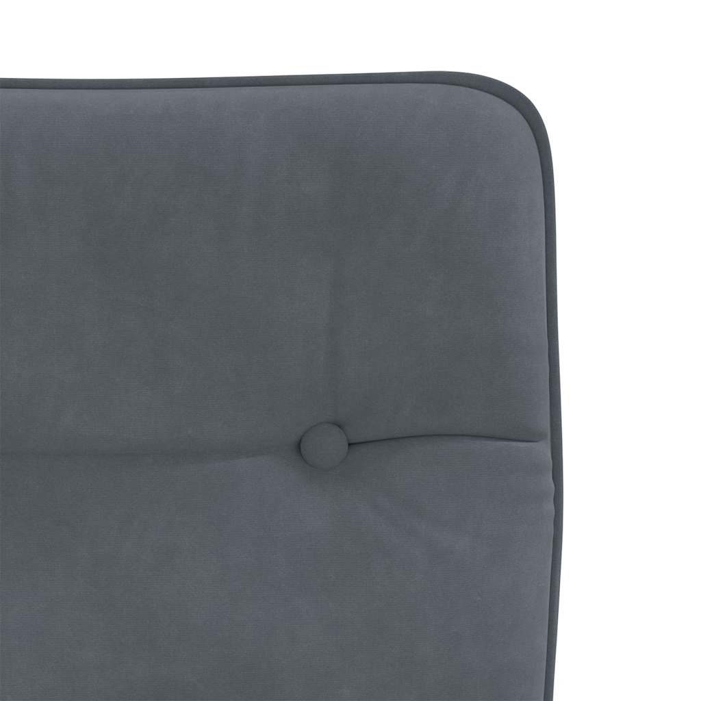 Sedie da Pranzo 6 pz Grigio Scuro in Velluto | homemem39