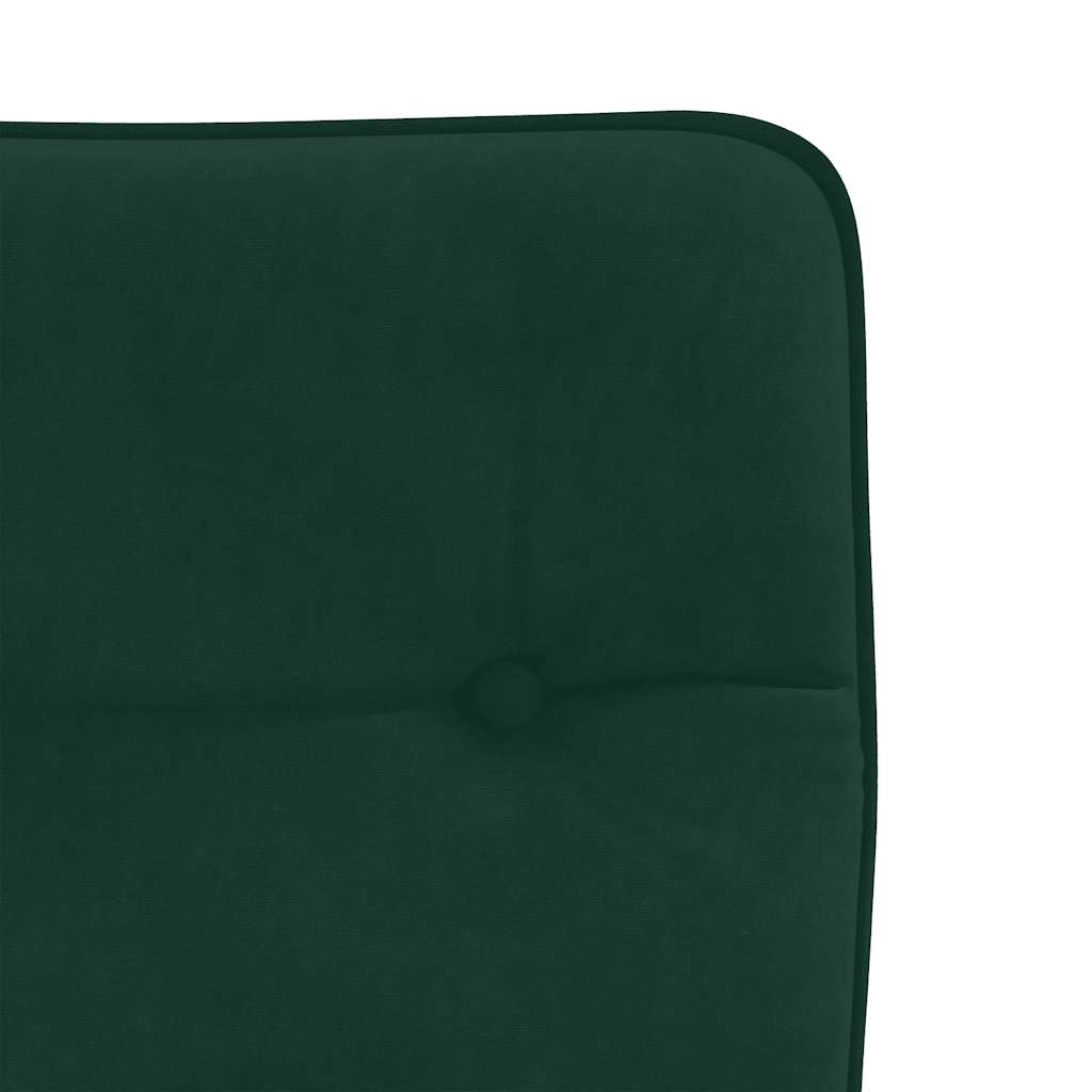 Sedie da Pranzo 6 pz Verde Scuro in Velluto | homemem39