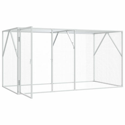 Gabbia per uccelli Antracite 208 x 102 x 108 cm Acciaio zincato