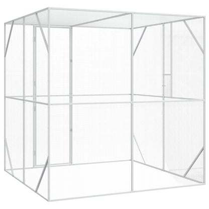 Gabbia per uccelli Antracite 209 x 202 x 214 cm Acciaio zincato