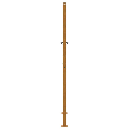 Cancello da giardino 100x175 cm in acciaio corten con design a foglia | homemem39