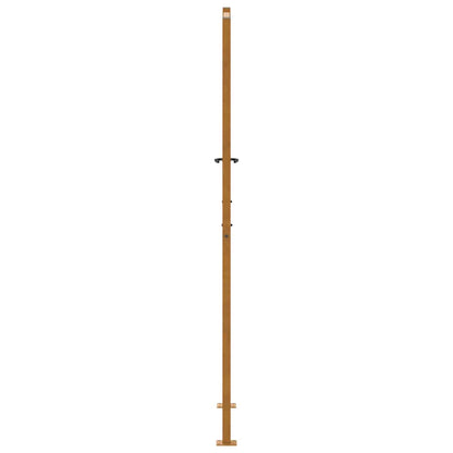 Cancello da giardino 100x200 cm in acciaio corten con design a foglia | homemem39