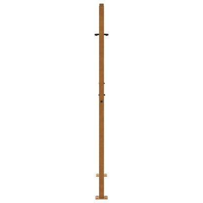 Cancello da giardino 100x150 cm in acciaio corten con design a traccia | homemem39