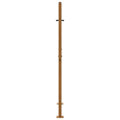 Cancello da giardino 100x150 cm in acciaio corten con design a croce | homemem39