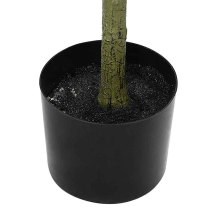 Albero Ulivo Artificiale 450 Foglie 120 cm Verde | homemem39