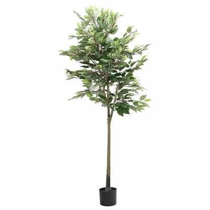 Albero di Ficus Artificiale 756 Foglie 170 cm Verde