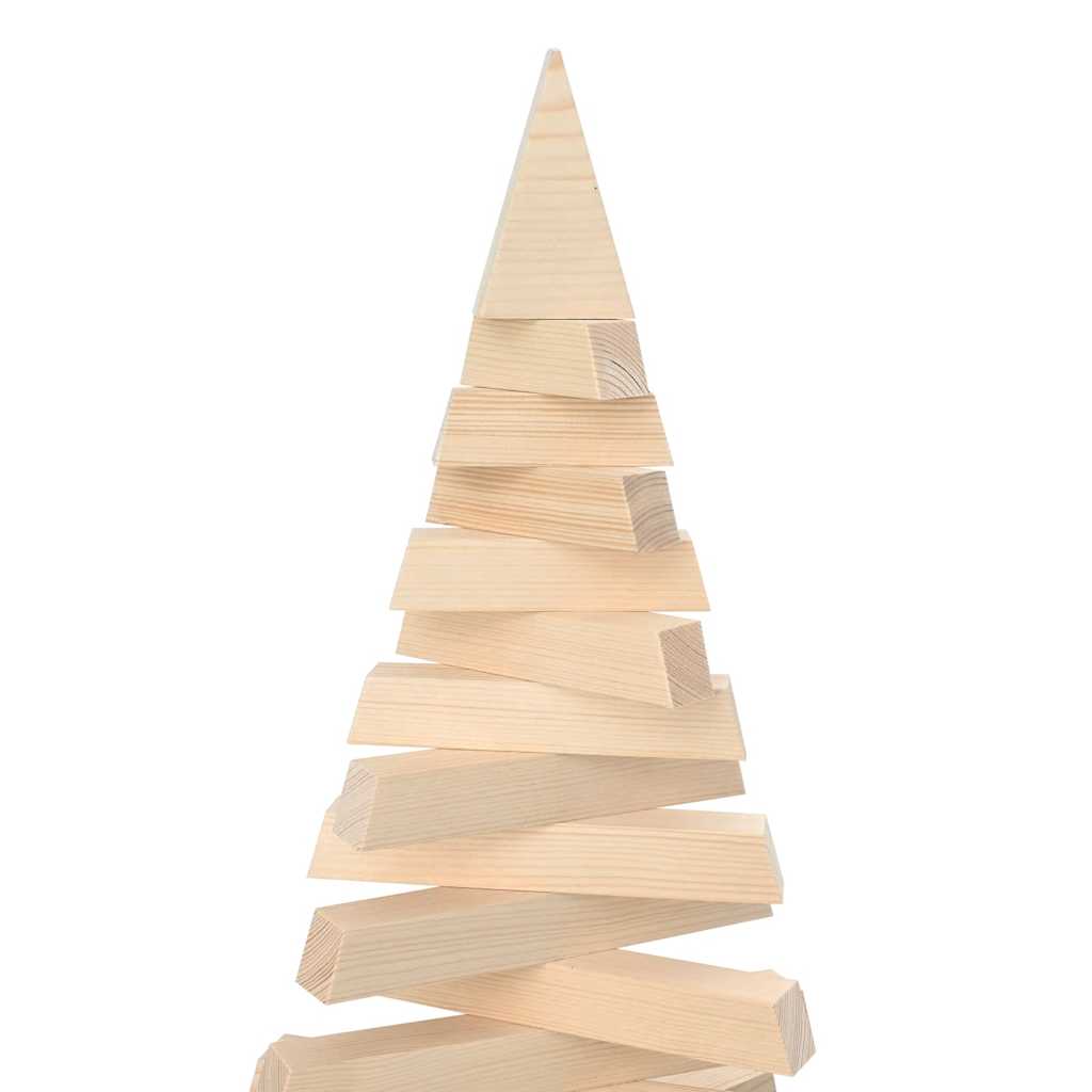 Albero di Natale in legno per decorazioni 150 cm in legno massello di pino