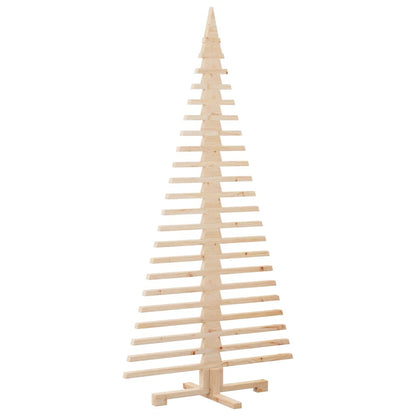 Albero di Natale Decorativo in Legno 180 cm Legno Massello Pino | homemem39
