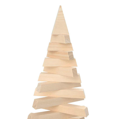 Albero di Natale Decorativo in Legno 180 cm Legno Massello Pino | homemem39