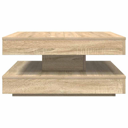 Tavolino da Caffè Girevole a 360 Gradi Sonoma 70x70x34,5 cm | homemem39