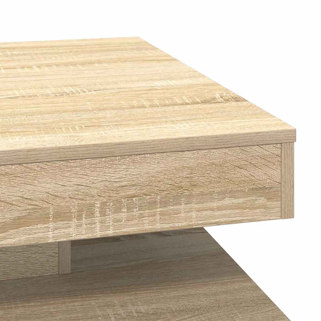 Tavolino da Caffè Girevole a 360 Gradi Sonoma 70x70x34,5 cm | homemem39