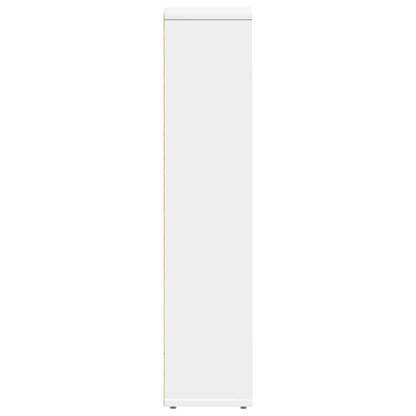 Mobile da Bagno con Portarotolo Bianco 20,5x20x90 cm | homemem39