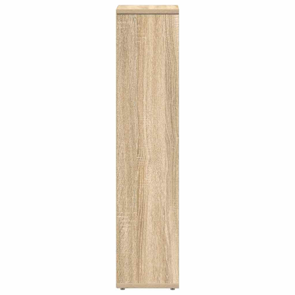 Mobile da Bagno con Portarotolo Rovere Sonoma 20,5x20x90 cm | homemem39