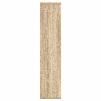 Mobile da Bagno con Portarotolo Rovere Sonoma 20,5x20x90 cm | homemem39