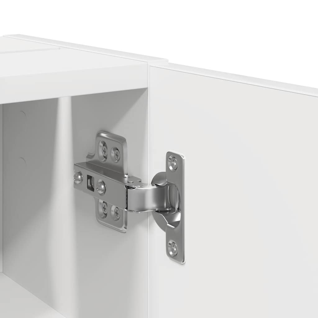 Mobile da Bagno con Portarotolo Bianco 20,5x22x72 cm | homemem39