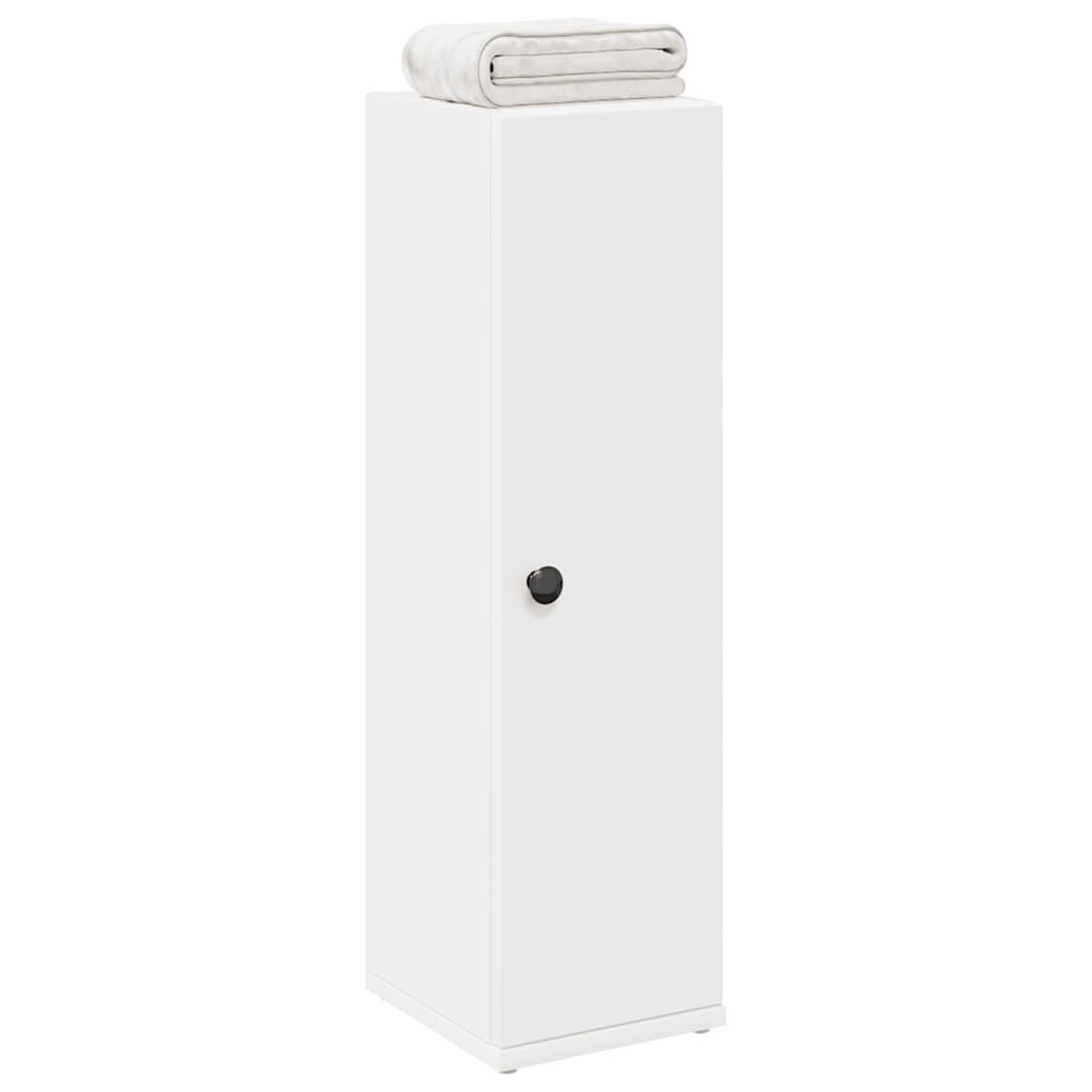 Mobile da Bagno con Portarotolo Bianco 20,5x22x72 cm | homemem39