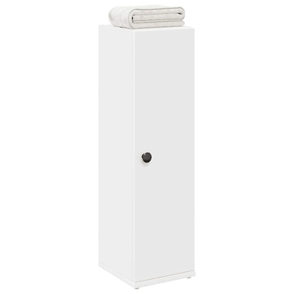 Mobile da Bagno con Portarotolo Bianco 20,5x22x72 cm | homemem39