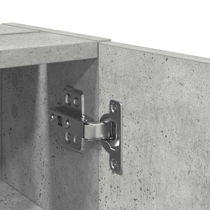 Mobile da Bagno con Portarotolo Grigio Cemento 20,5x22x72 cm | homemem39