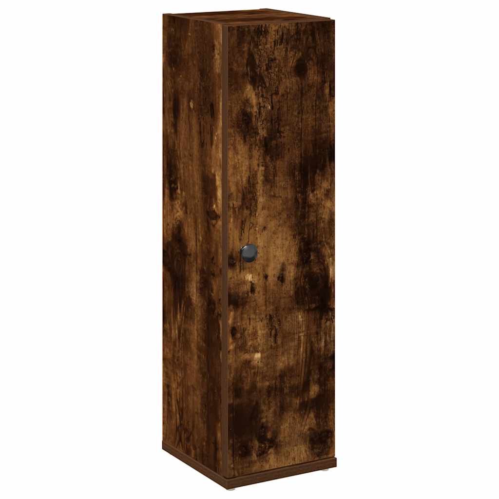 Mobile da Bagno con Portarotolo Rovere Fumo 20,5x22x72 cm | homemem39