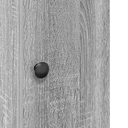 Mobile da Bagno con Portarotolo Grigio Sonoma 20,5x22x72 cm | homemem39