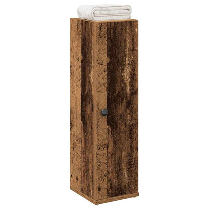 Mobile da Bagno con Portarotolo Legno Antico 20,5x22x72 cm | homemem39