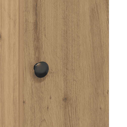 Mobile da Bagno con Portarotolo Rovere Artigianale 20,5x22x72cm | homemem39