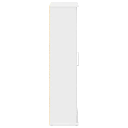 Mobile da Bagno con Portarotolo Bianco 39x22x90 cm | homemem39