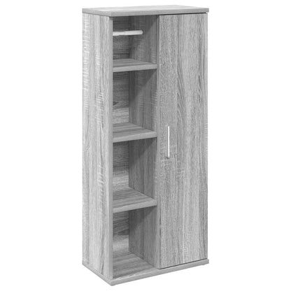 Mobile da Bagno con Portarotolo Grigio Sonoma 39x22x90 cm | homemem39