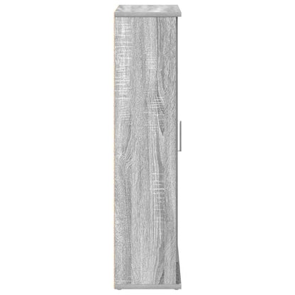Mobile da Bagno con Portarotolo Grigio Sonoma 39x22x90 cm | homemem39