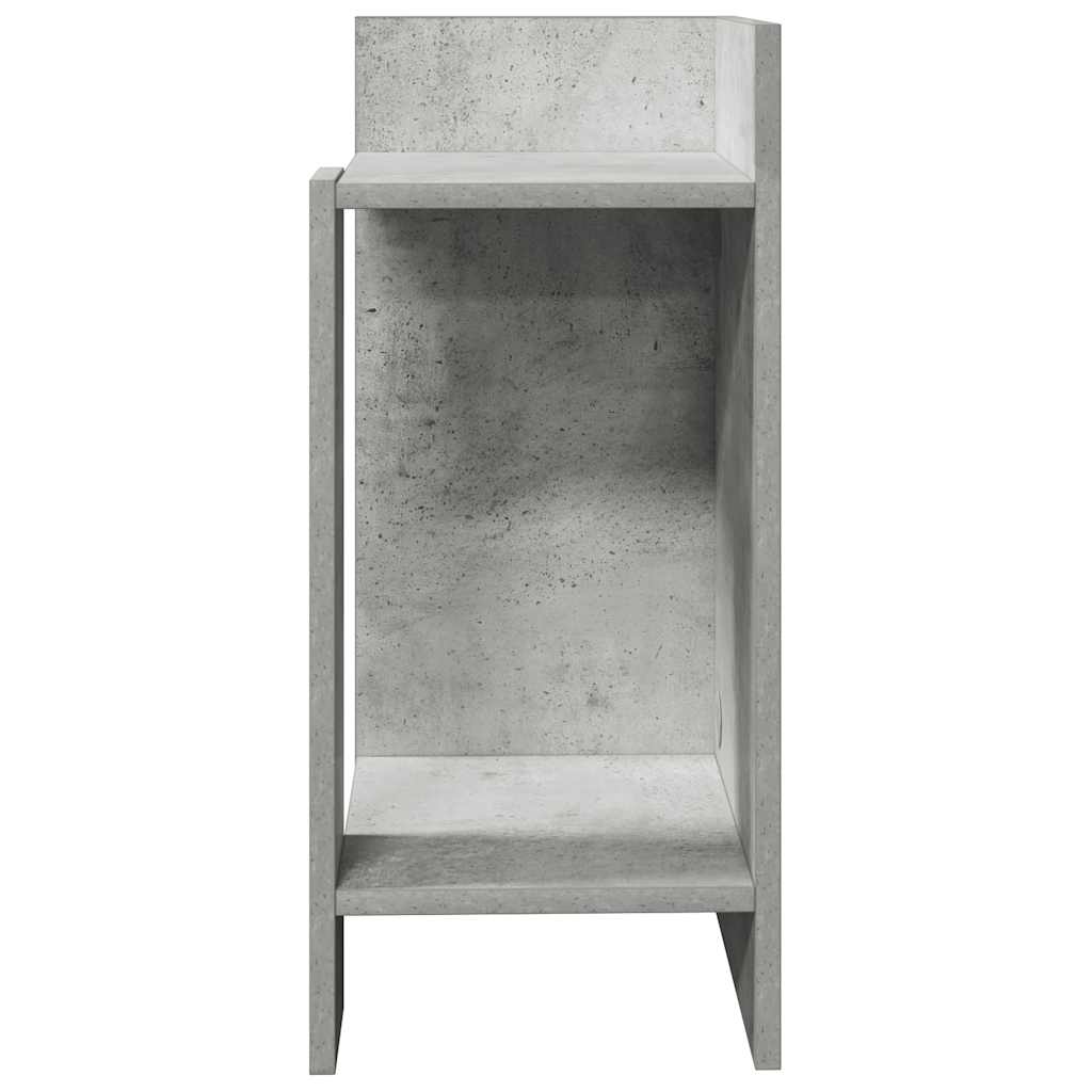 Tavolini Laterali 2 pz con Ripiano Grigio Cemento 25,5x27x60 cm - homemem39