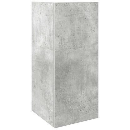 Tavolini Laterali 2 pz con Ripiano Grigio Cemento 25,5x27x60 cm - homemem39